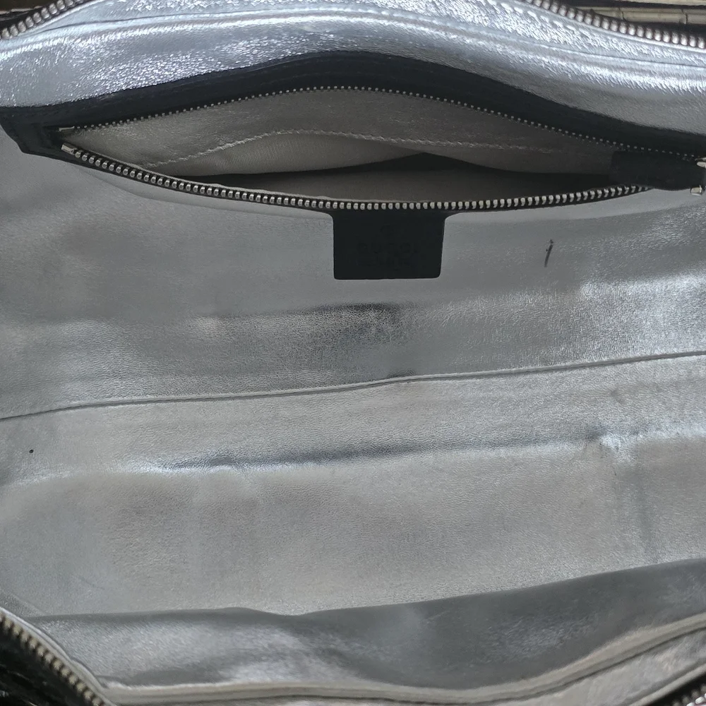*AUTHENTIC* Gorgeous GUCCI Romy Boston Satchel - Python - Picture 5 of 15